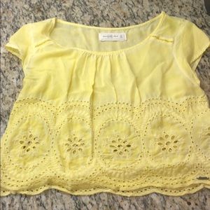 Abercrombie cotton crop top